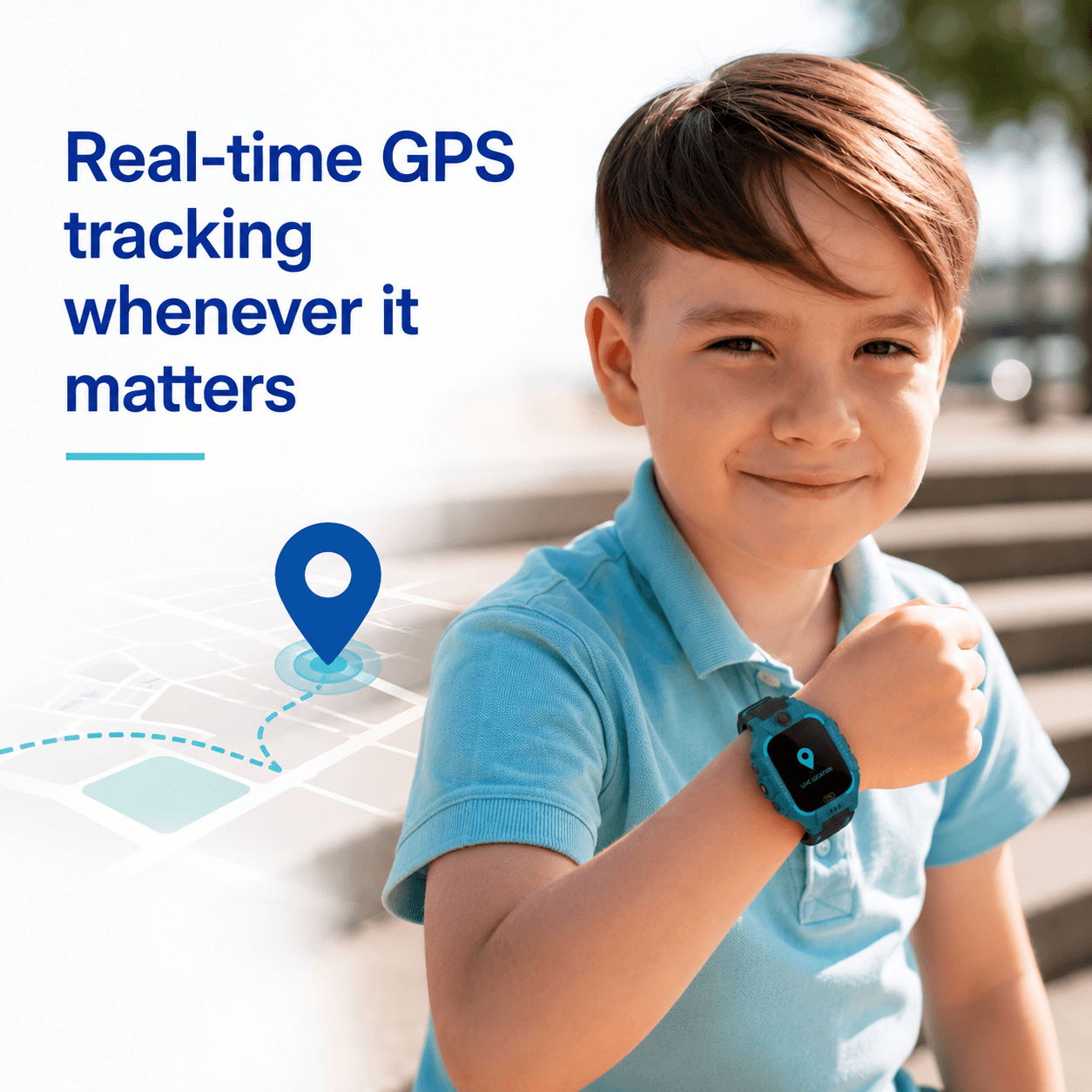 Kidoro™ Pro 4-in-1 Kids GPS Smartwatch