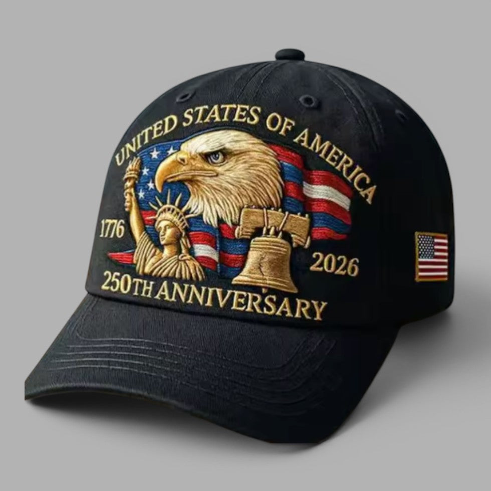 United States of America 250th Anniversary Eagle Baseball Cap