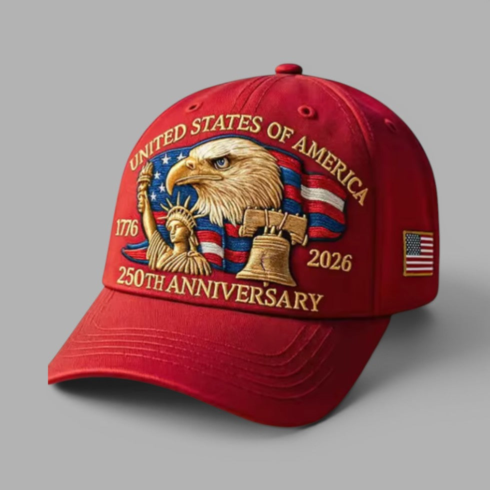 United States of America 250th Anniversary Eagle Baseball Cap