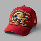 United States of America 250th Anniversary Eagle Baseball Cap