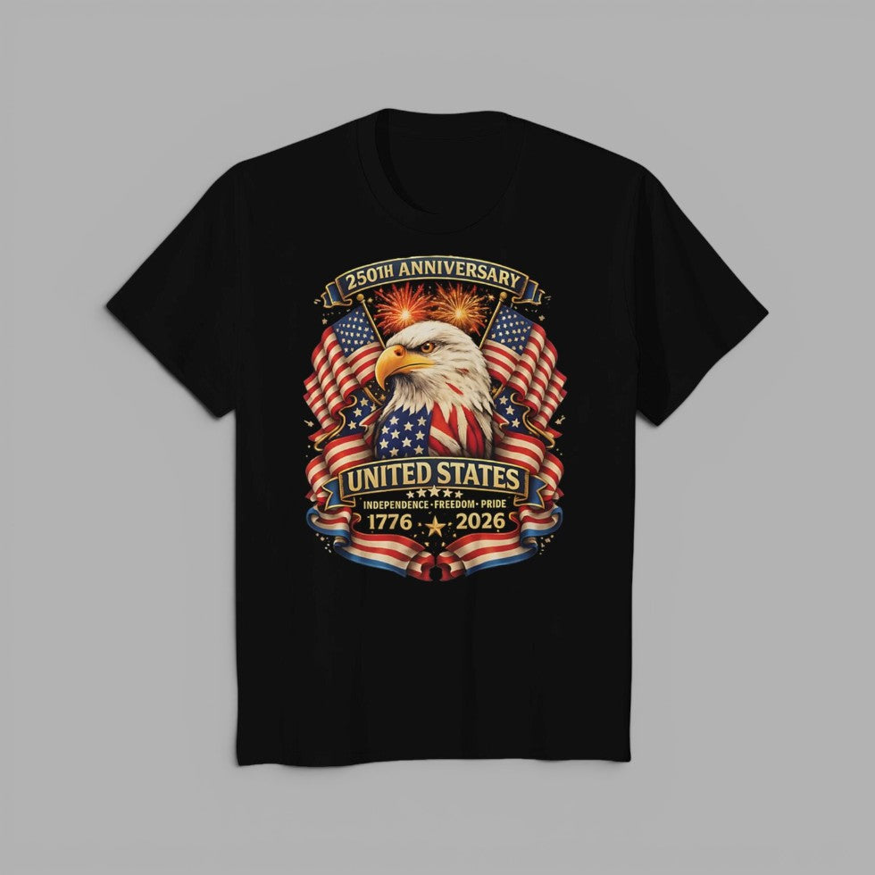 250 Years of America Patriotic T-Shirt